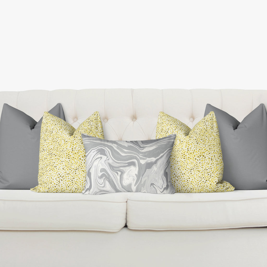 Curated Sofa Pillow Set "Claire" in Ultimate Gray - Melissa Colson
