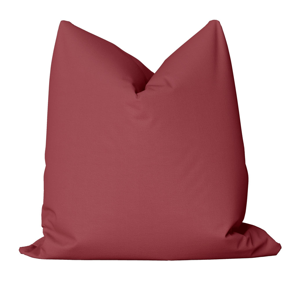 Essential Cotton Pillow Cover in Currant - Melissa Colson