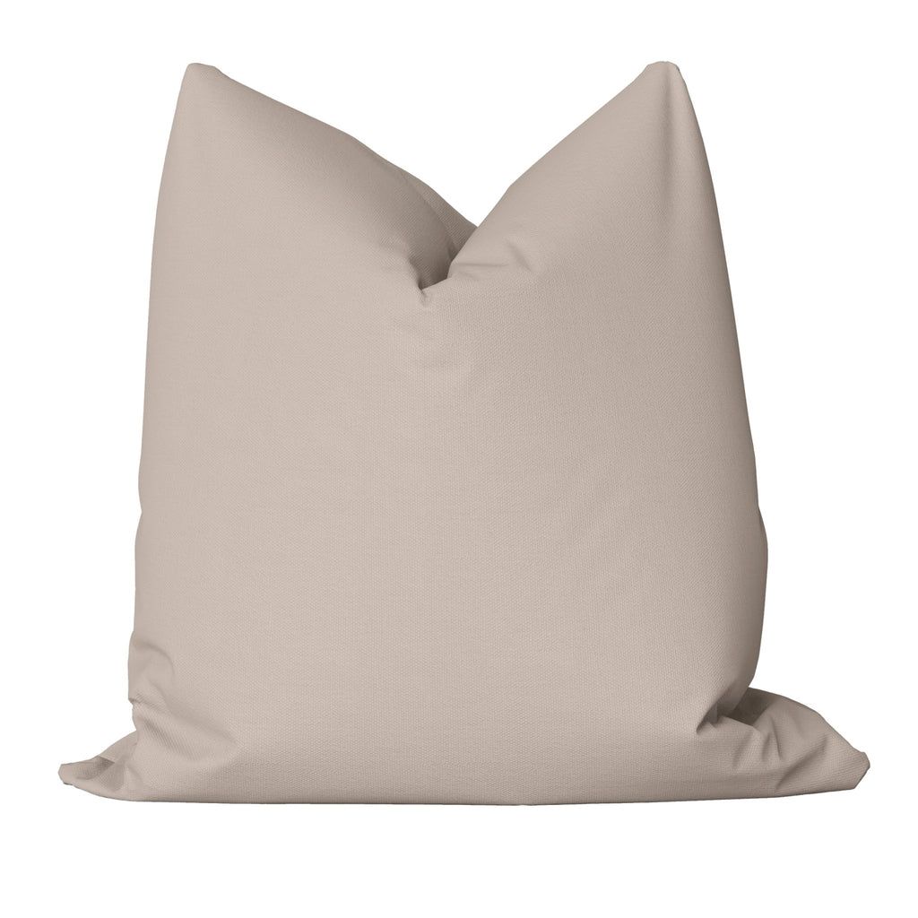 Essential Cotton Pillow Cover in Taupe - Melissa Colson
