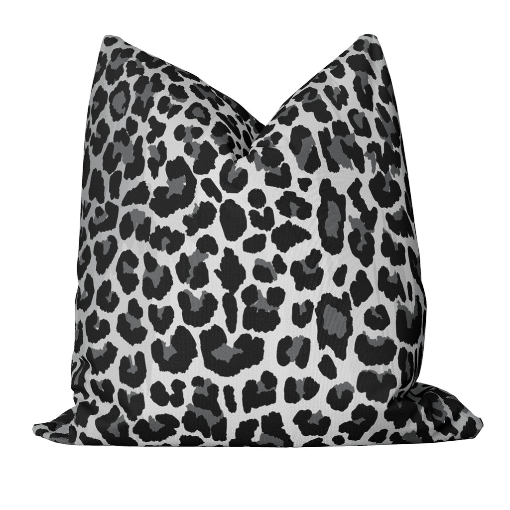 Leopard Pillow Cover in Ultimate Gray - Melissa Colson