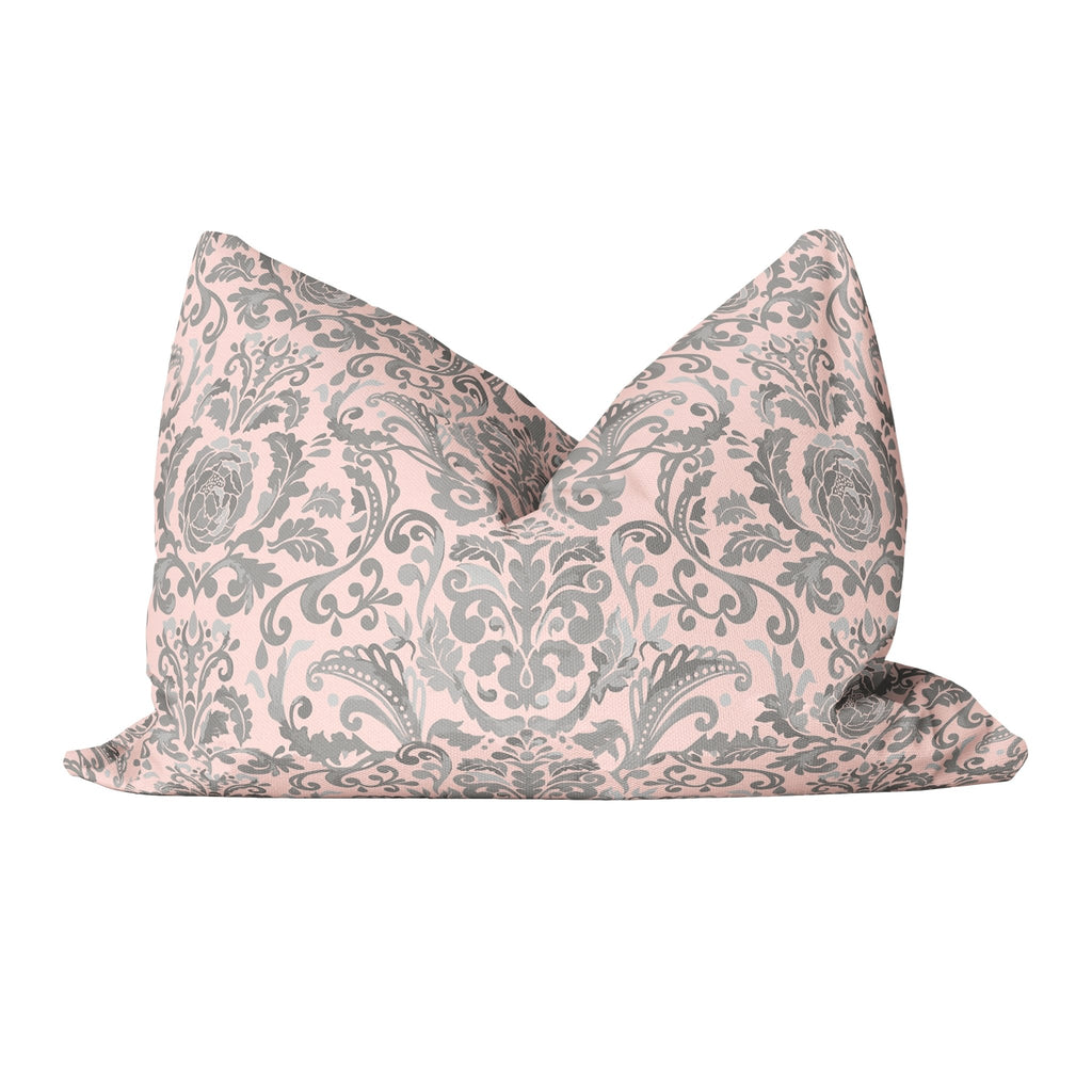 Sarah Queen Bed Pillow Cover Set in Charming Pink - Melissa Colson