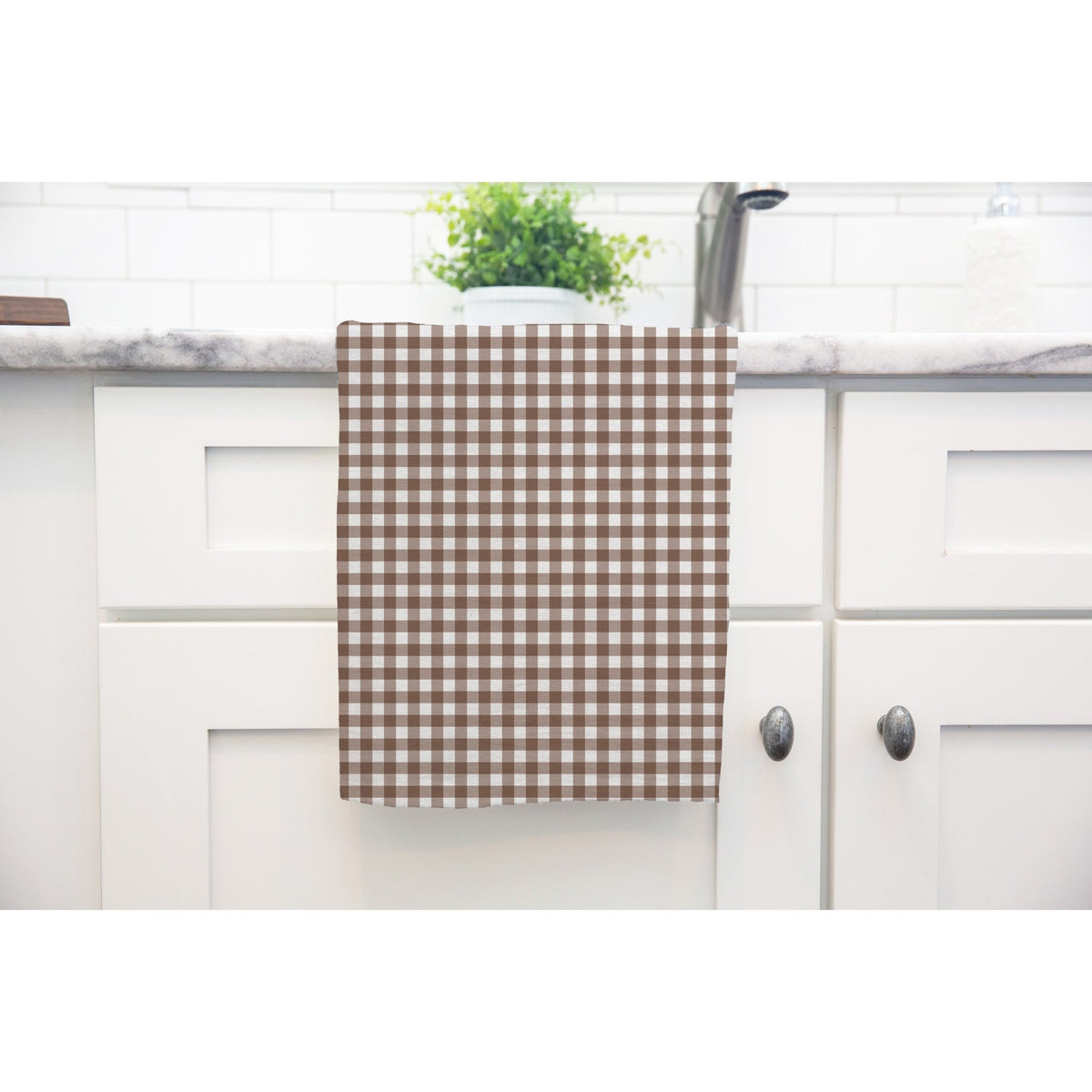 Brown Buffalo Check Kitchen Towel