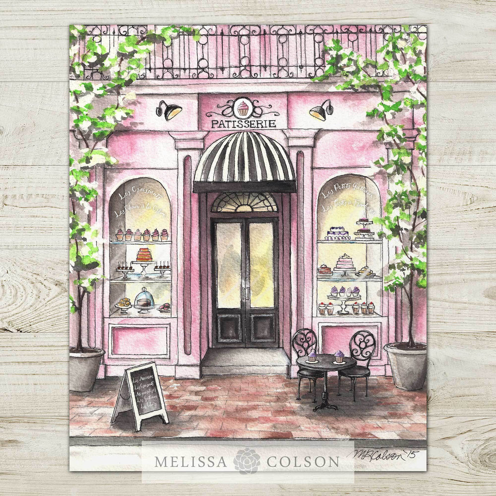 Print of the Week: French Patisserie - Melissa Colson