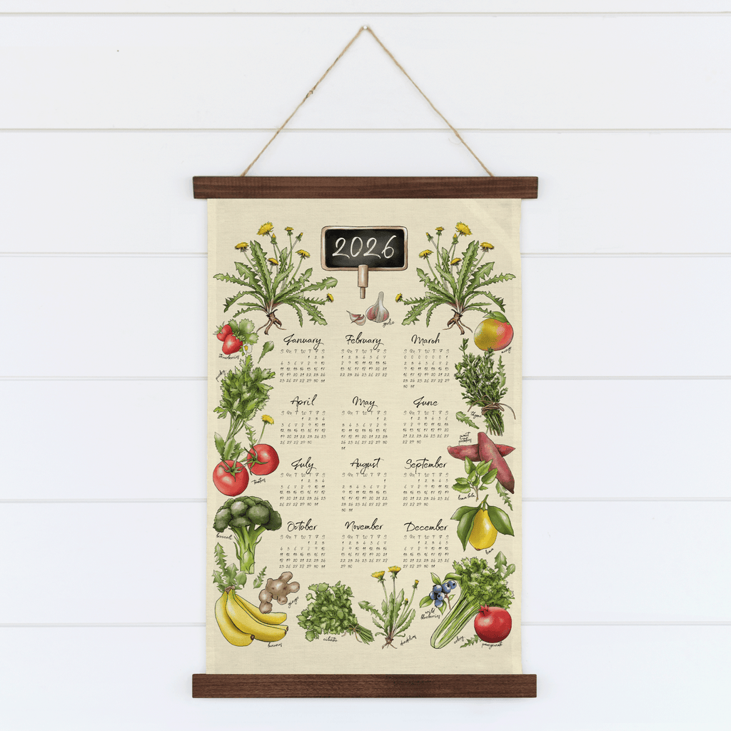 Food is Medicine Tea Towel Calendar - Melissa Colson