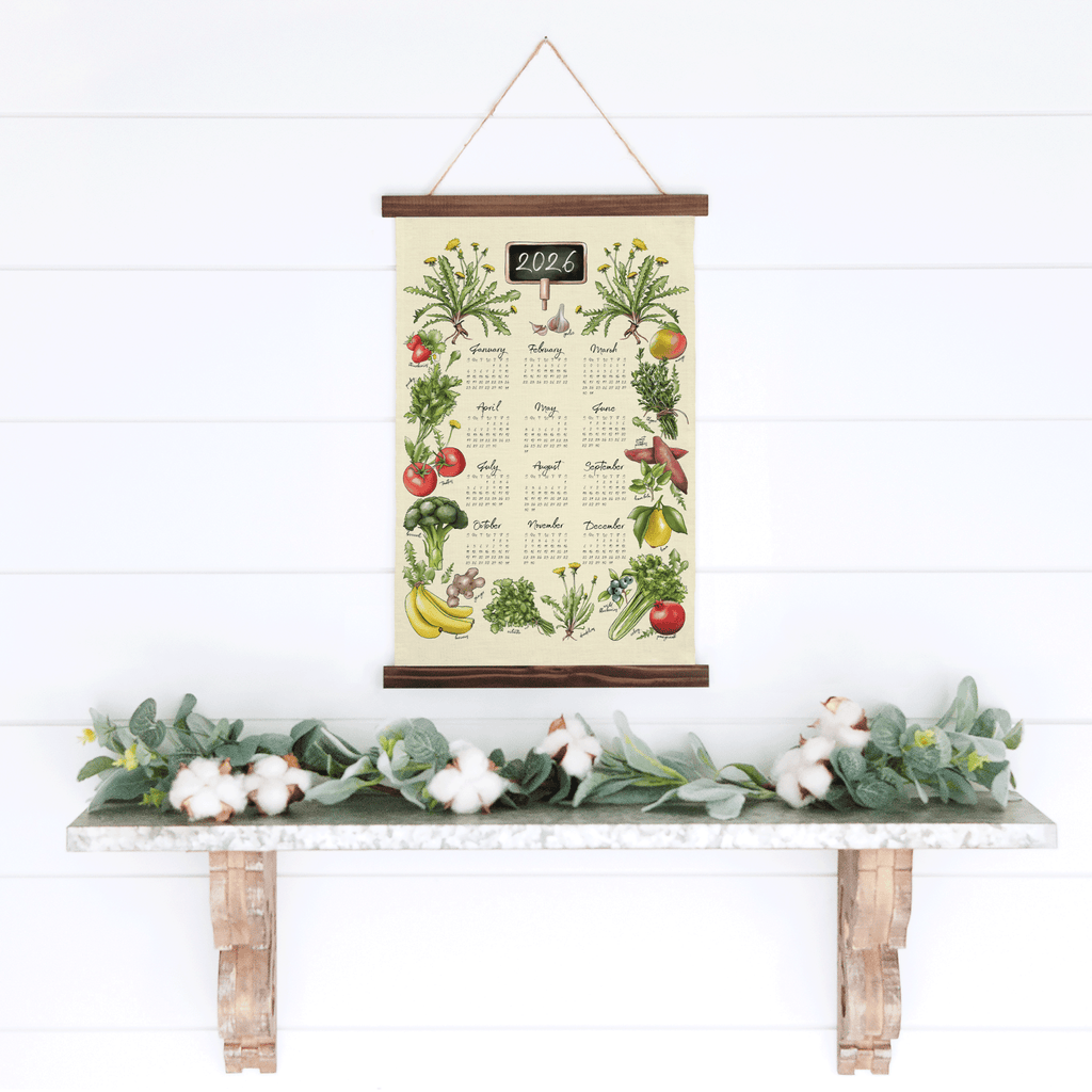 Food is Medicine Tea Towel Calendar - Melissa Colson