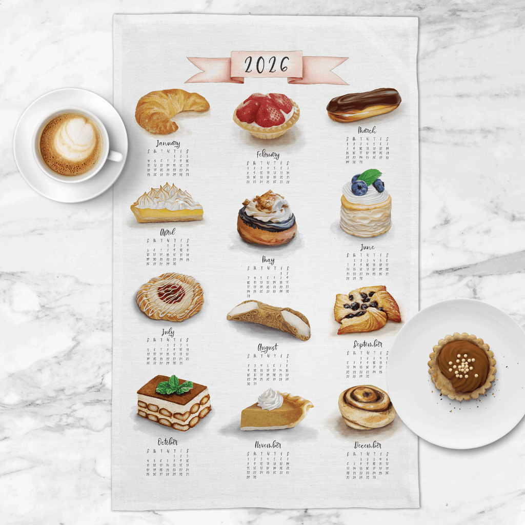 Life is Sweet Tea Towel Calendar - Melissa Colson