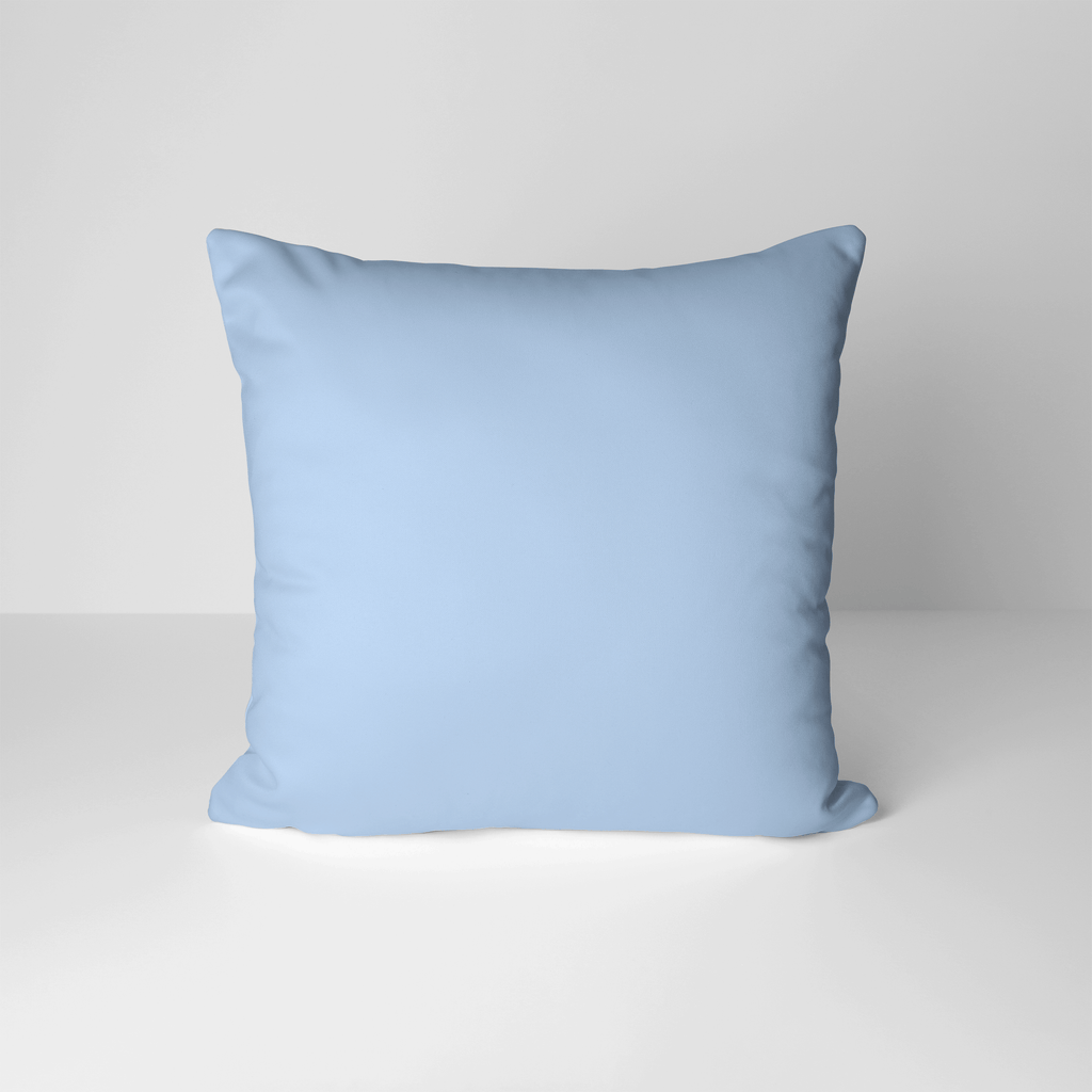 Essential Solid Pillow Cover in French Blue
