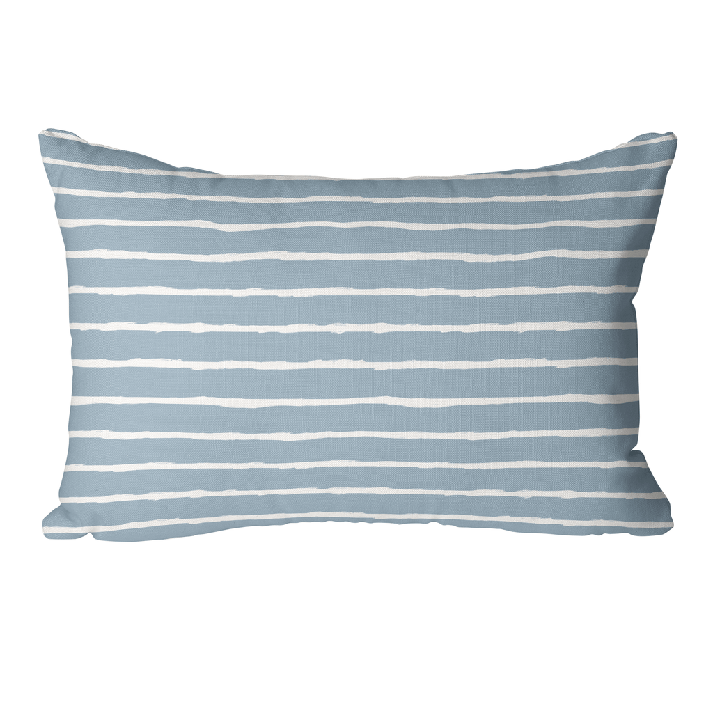 Julia King Bed Pillow Cover Set in Wistful Blue