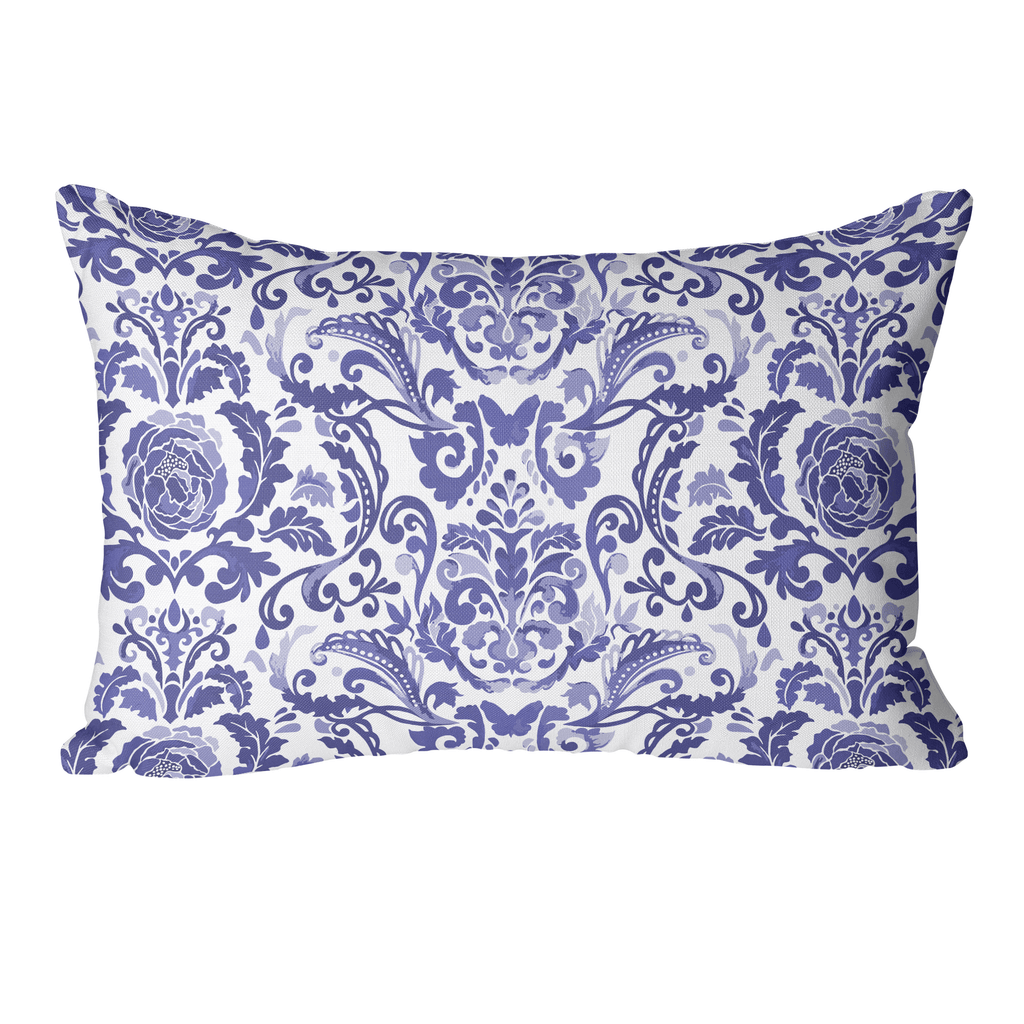 Victoria Damask Pillow Cover in Very Peri
