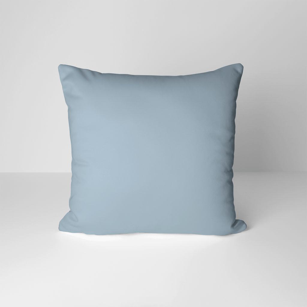 Essential Solid Pillow Cover in Wistful Blue