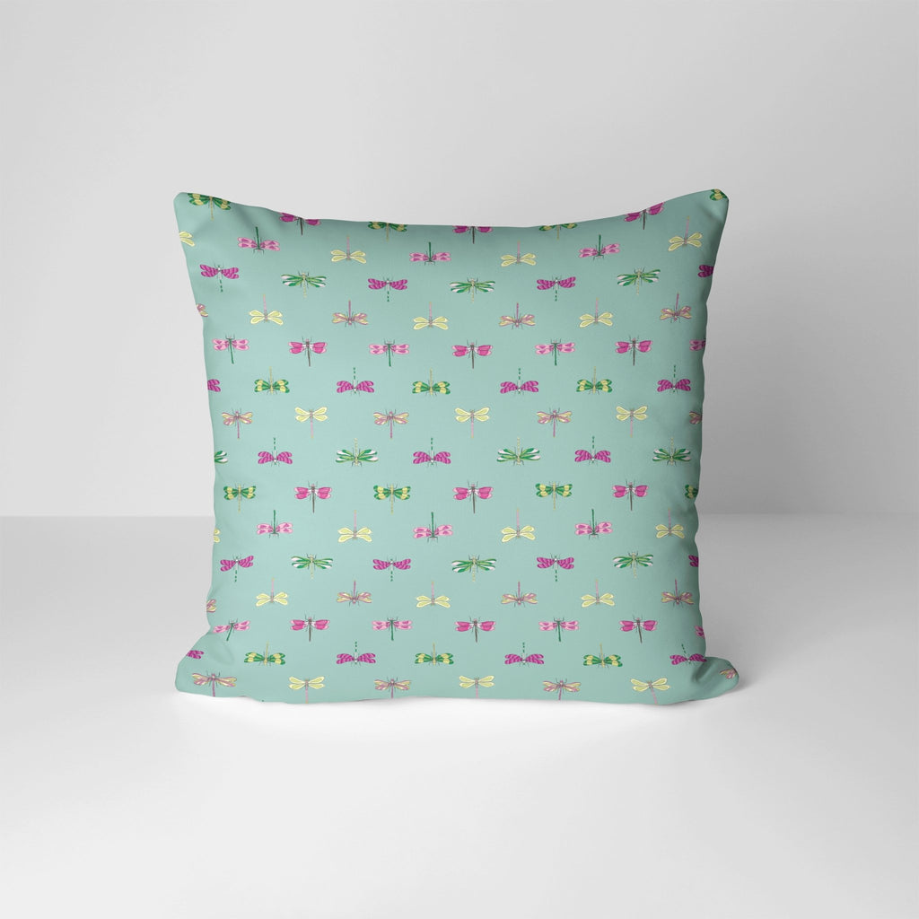 Born to Fly Pillow Cover in Happy Aqua - Melissa Colson