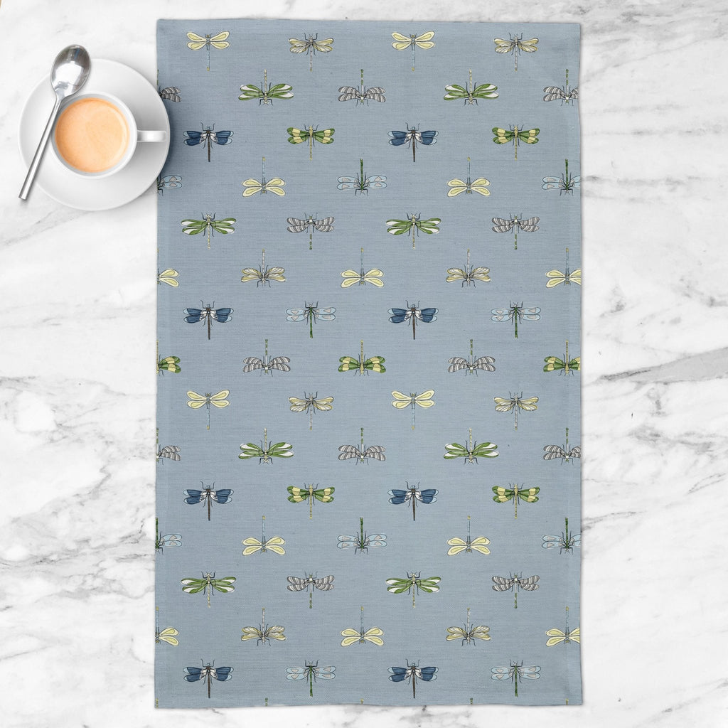 Born to Fly Tea Towel in Wistful Blue - Melissa Colson
