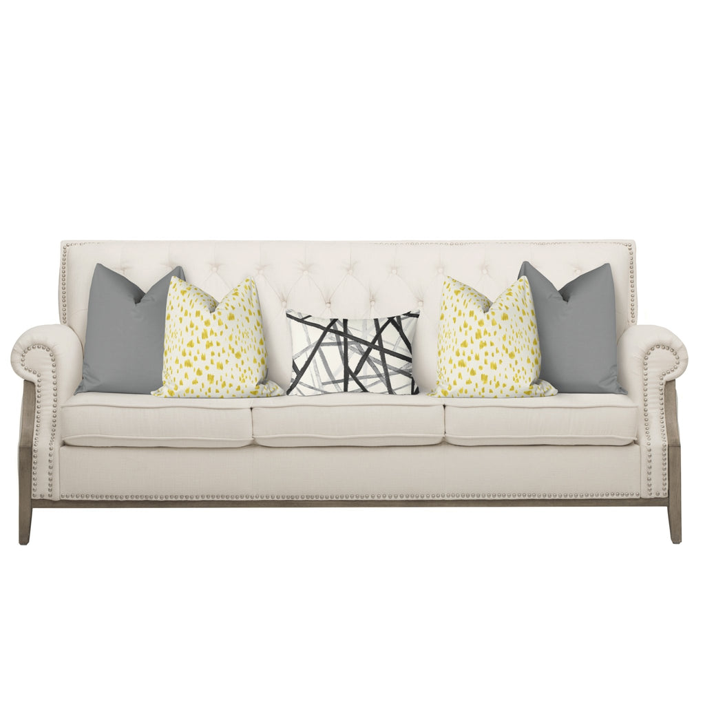 Curated Sofa Pillow Set "Ava" in Ultimate Gray - Melissa Colson