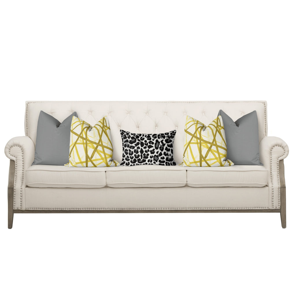 Curated Sofa Pillow Set "Zoe" in Ultimate Gray - Melissa Colson