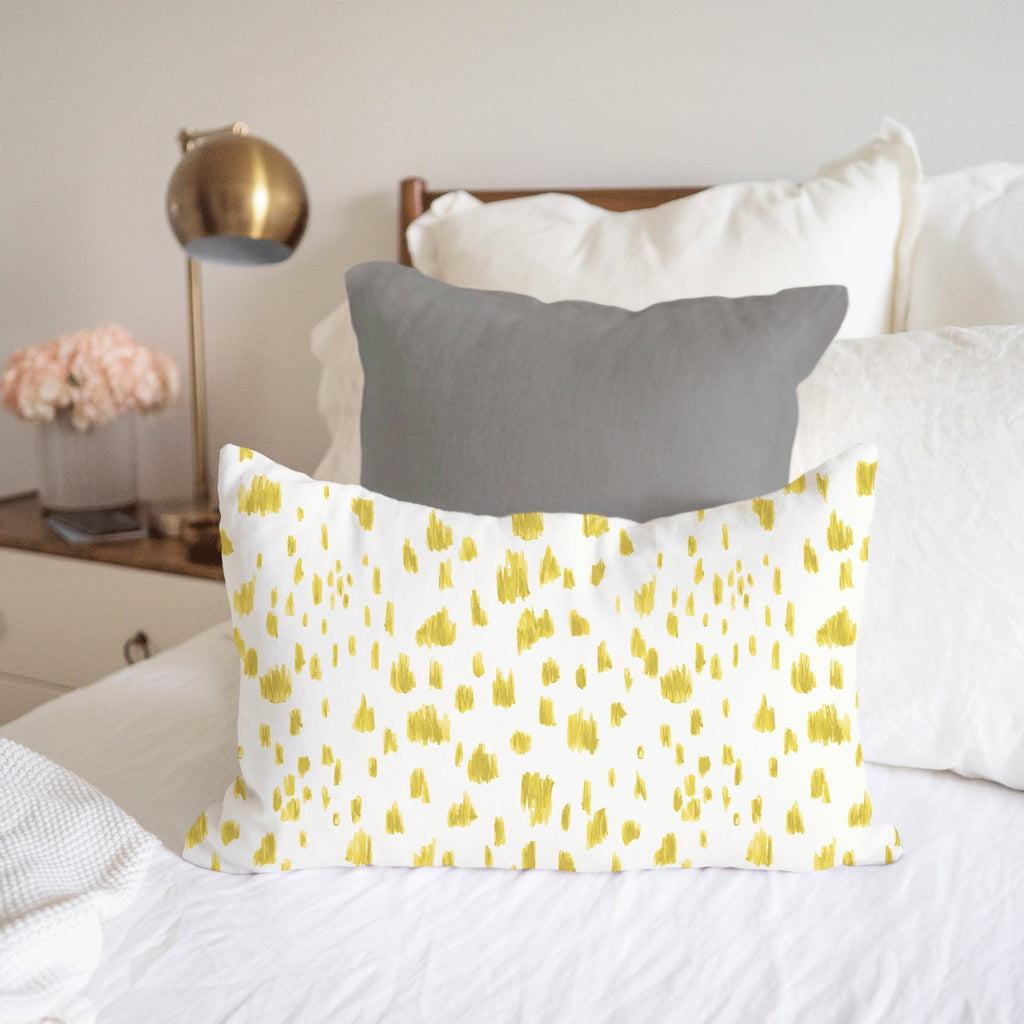 Dashes Pillow Cover in Illuminating - Melissa Colson