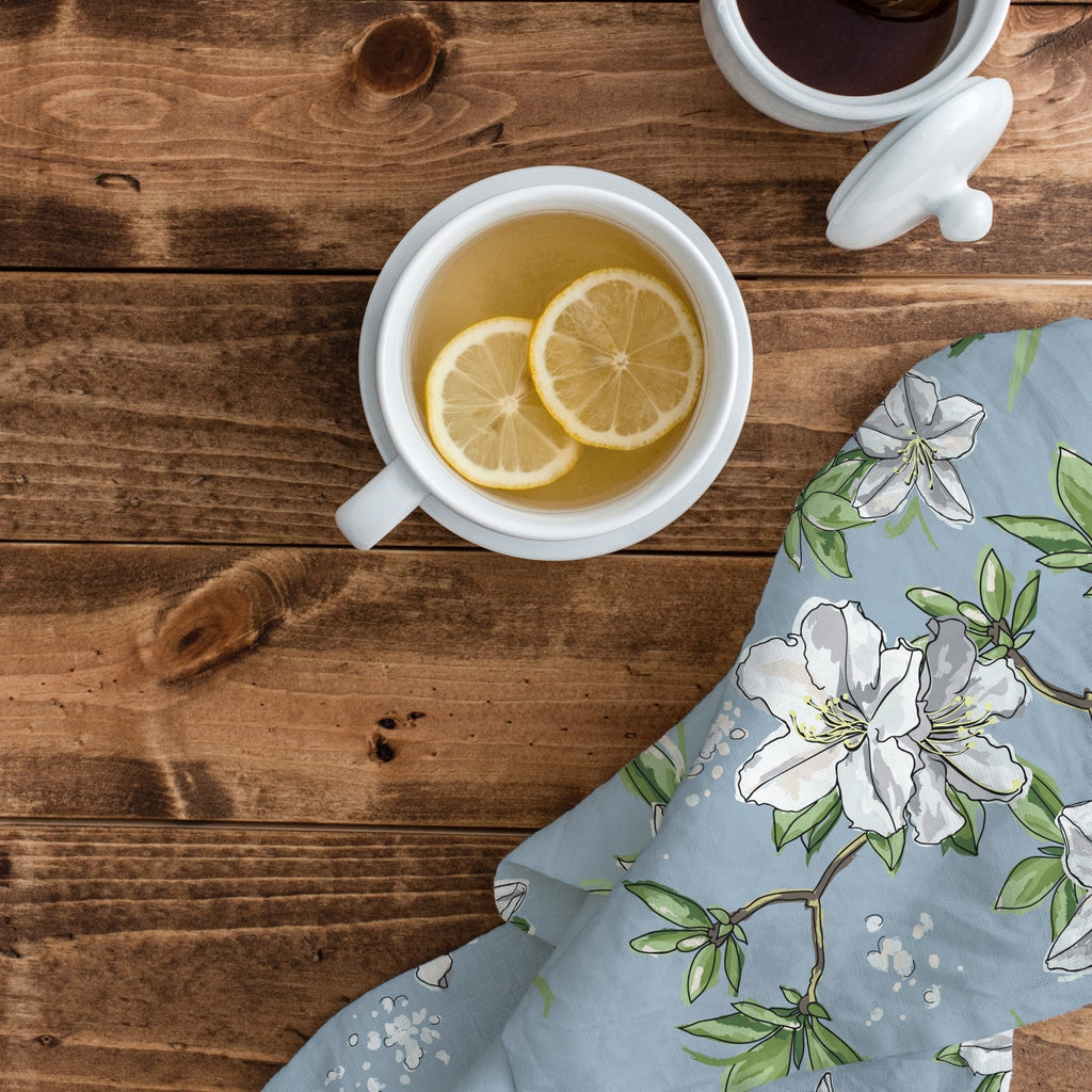 Delight Tea Towel in Wistful Blue - Melissa Colson