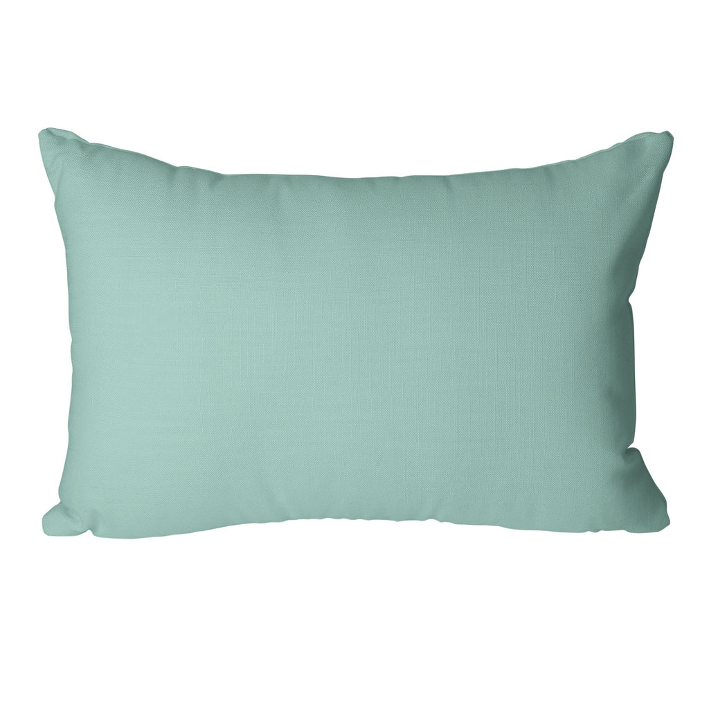 Essential Cotton Pillow Cover in Aqua - Melissa Colson