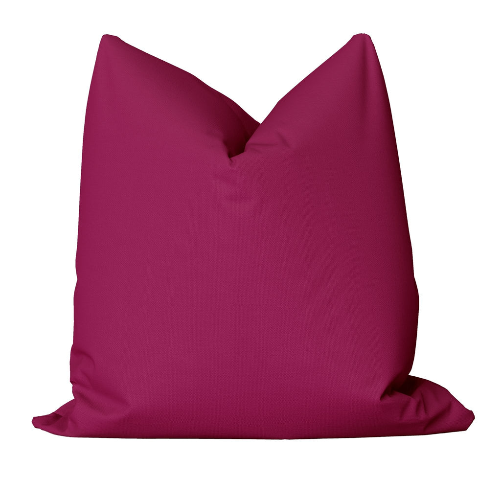 Essential Cotton Pillow Cover in Berry - Melissa Colson