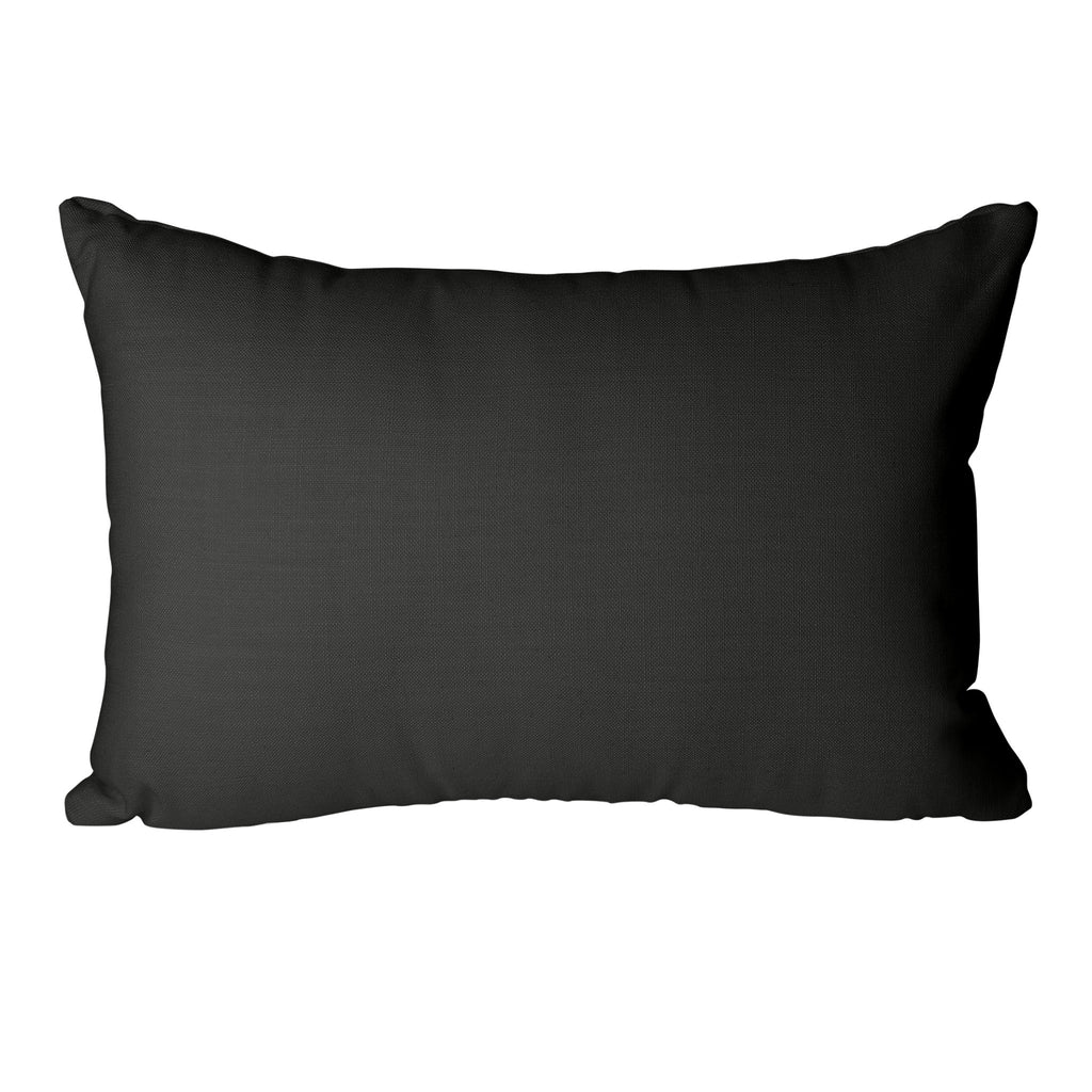 Essential Cotton Pillow Cover in Black - Melissa Colson