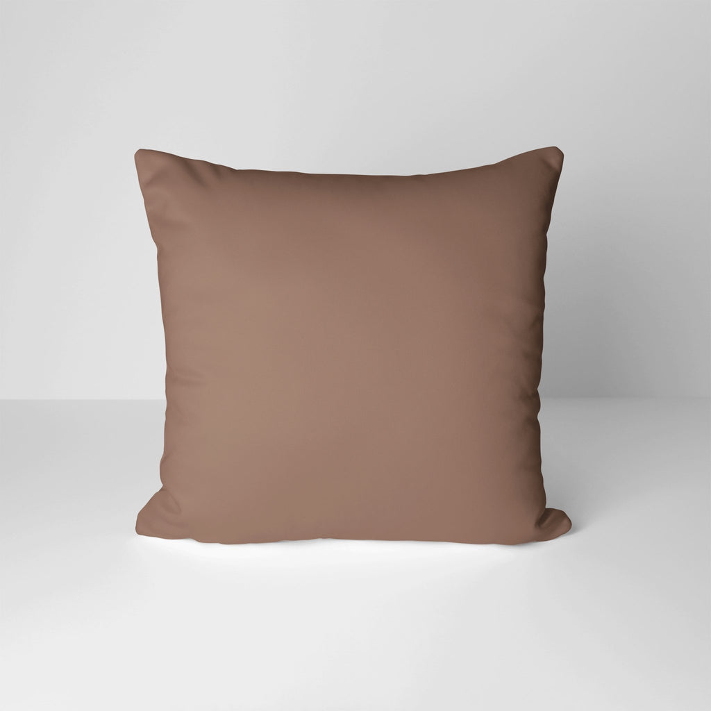 Essential Cotton Pillow Cover in Brown - Melissa Colson