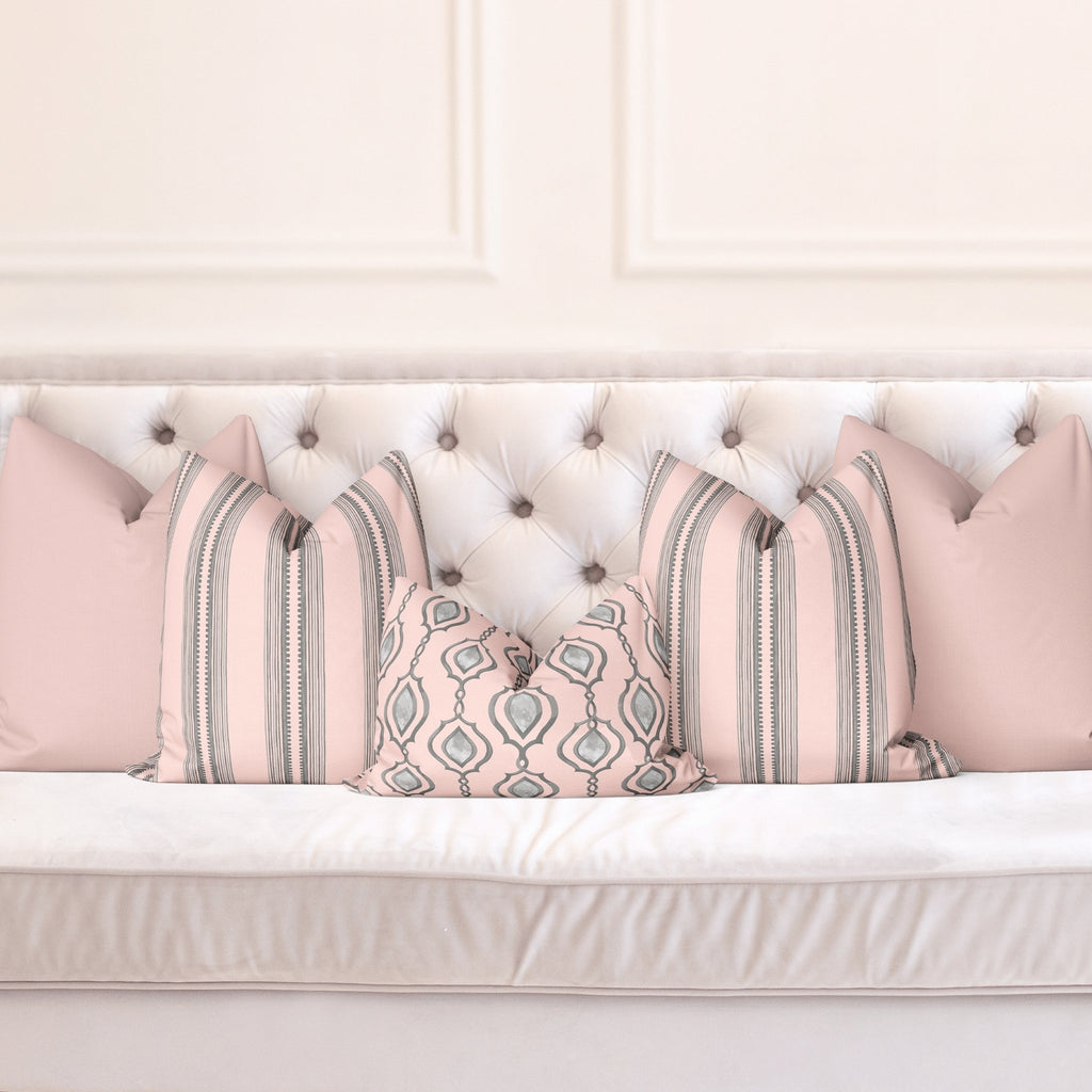 Essential Cotton Pillow Cover in Charming Pink - Melissa Colson
