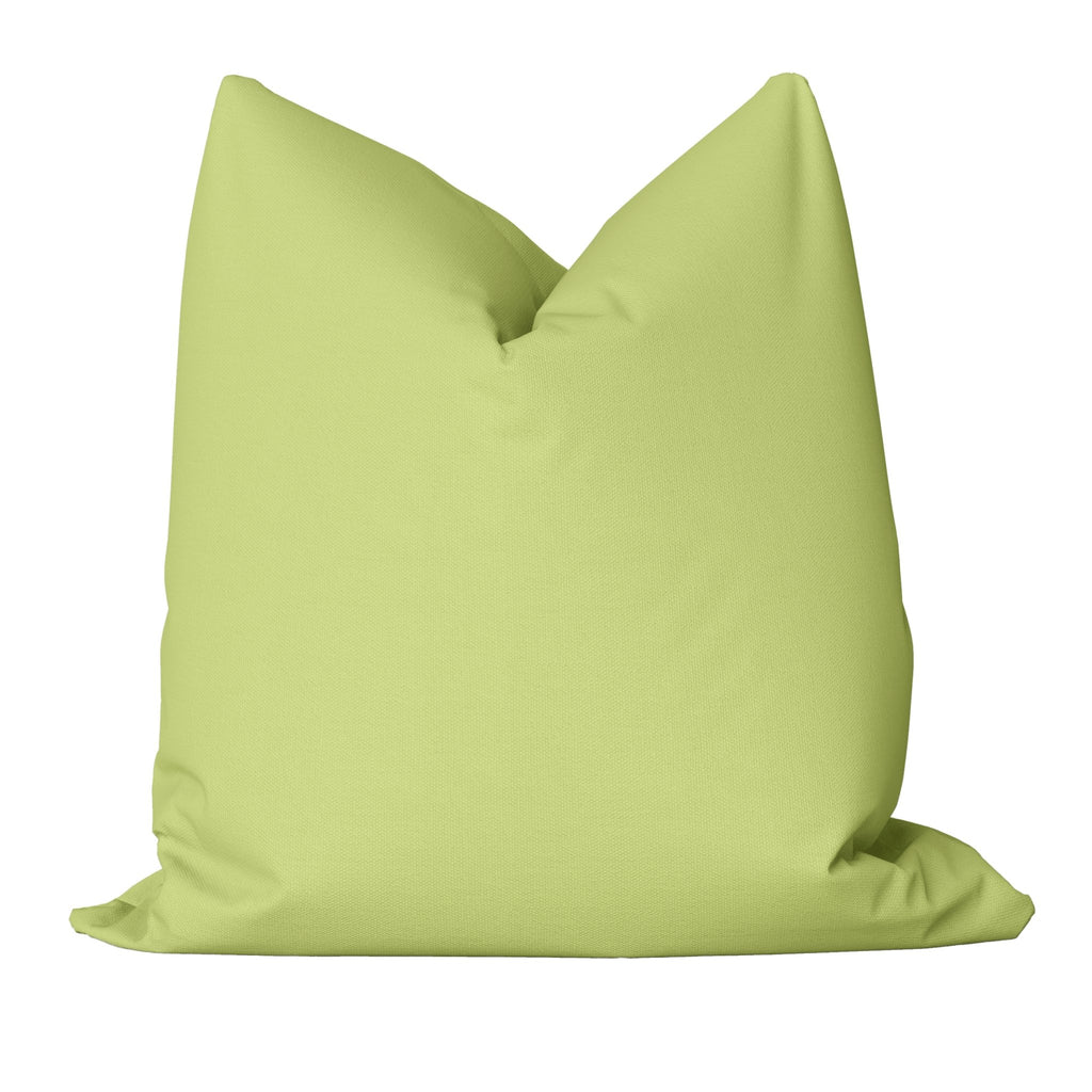 Essential Cotton Pillow Cover in Chartreuse - Melissa Colson