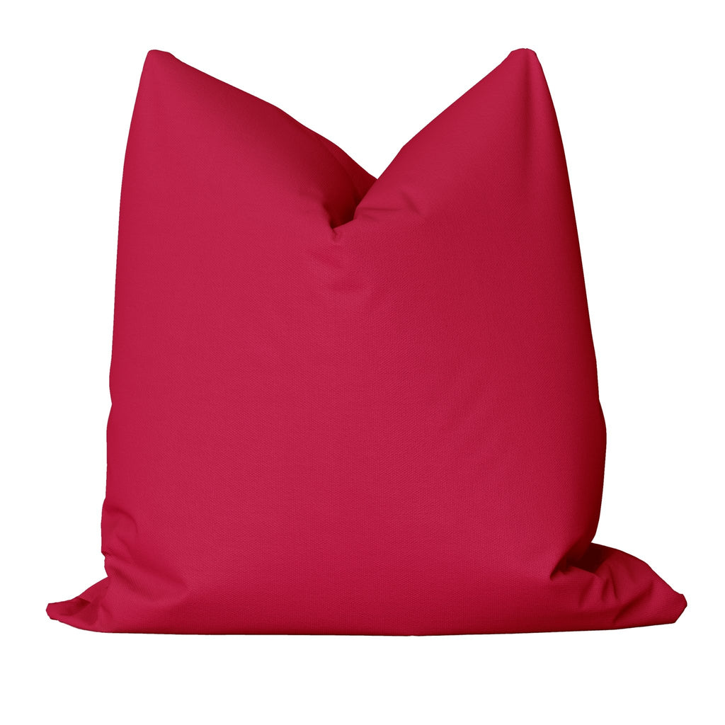 Essential Cotton Pillow Cover in Lipstick - Melissa Colson