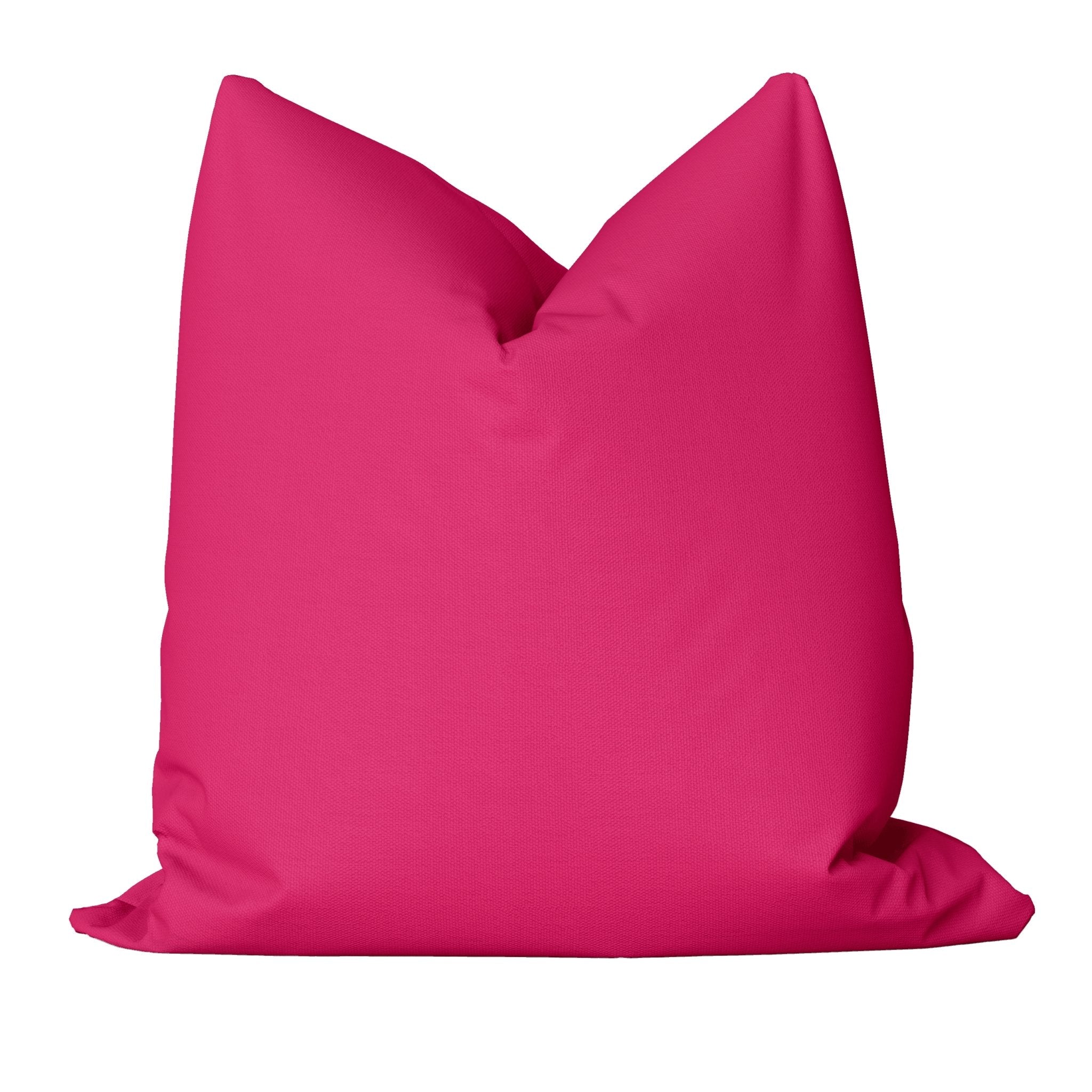 Essential Solid Pillow Cover in Raspberry - Main Image
