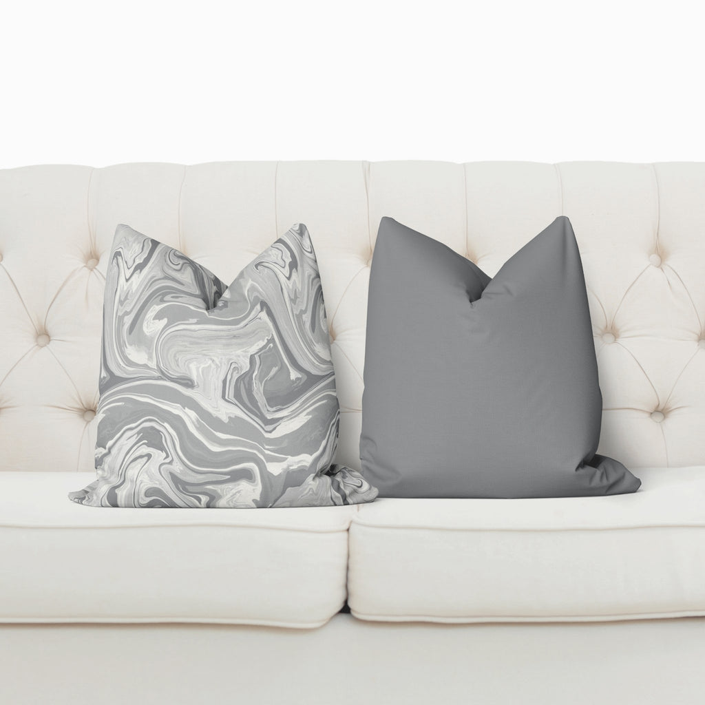 Essential Cotton Pillow Cover in Ultimate Gray - Melissa Colson