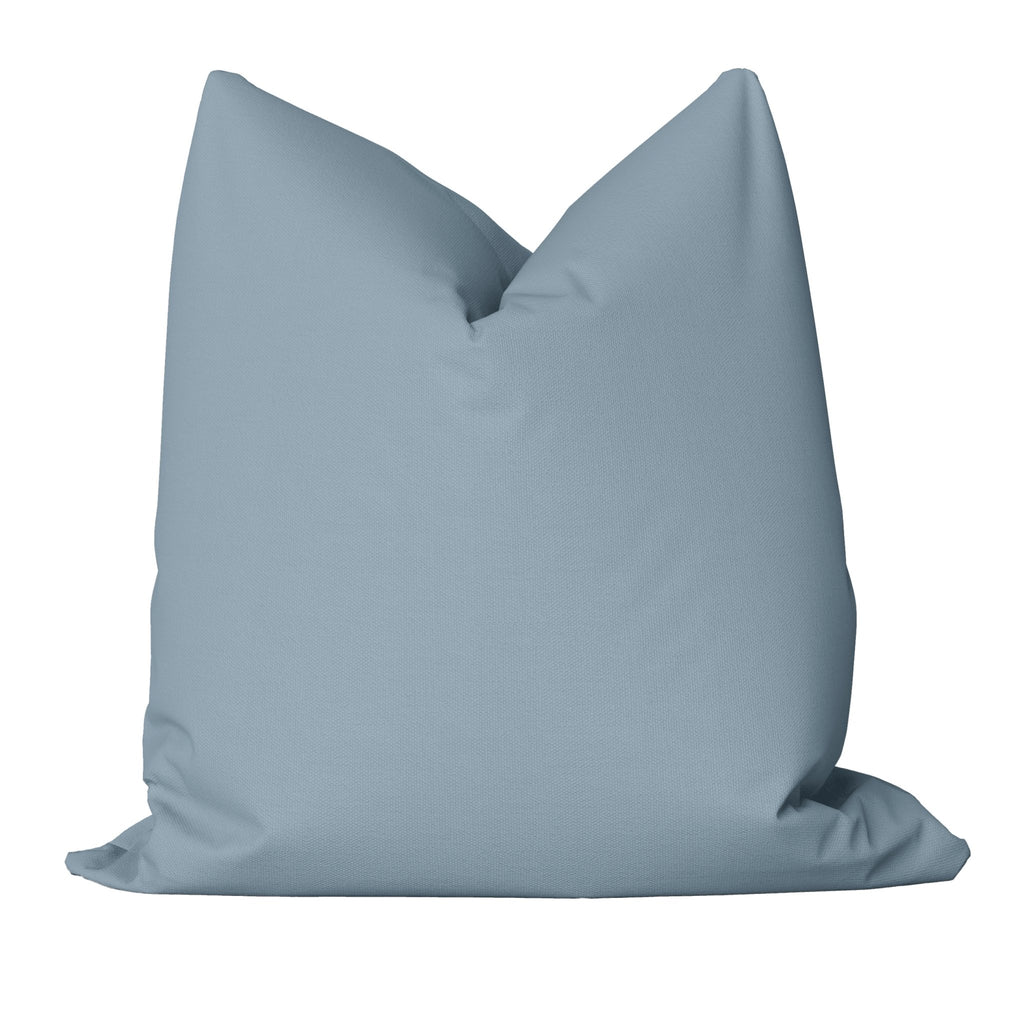 Essential Cotton Pillow Cover in Wistful Blue - Melissa Colson