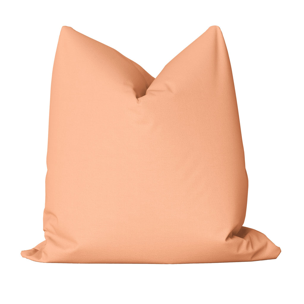Essential Solid Pillow Cover in Peach Fuzz - Melissa Colson