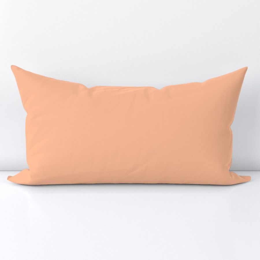 Essential Solid Pillow Cover in Peach Fuzz - Melissa Colson