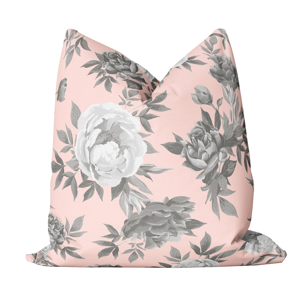 Florence King Bed Pillow Cover Set in Charming Pink - Melissa Colson