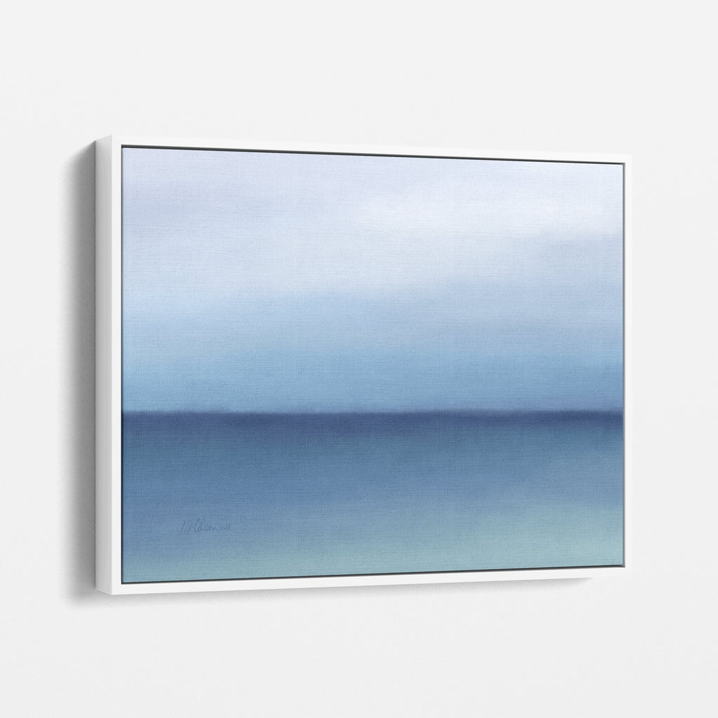 Infinite Possibilities in Wistful Blue Stretched Canvas Art Print - Melissa Colson