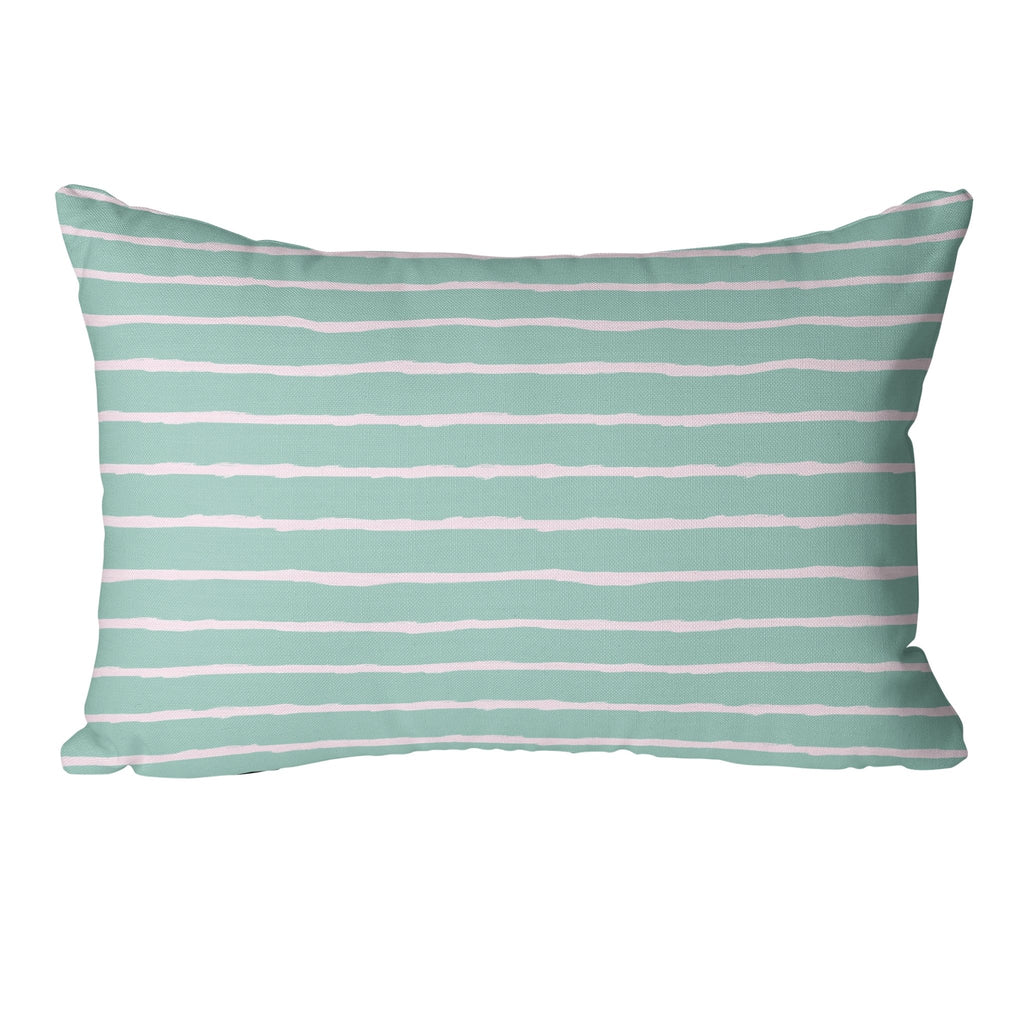 Julia King Bed Pillow Cover Set in Happy Aqua - Melissa Colson