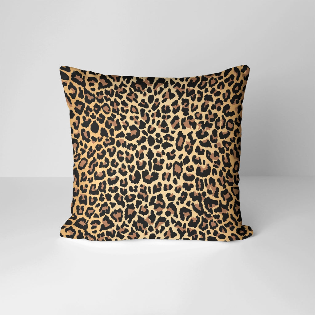 Leopard Print Pillow Cover in Classic Tan - Melissa Colson