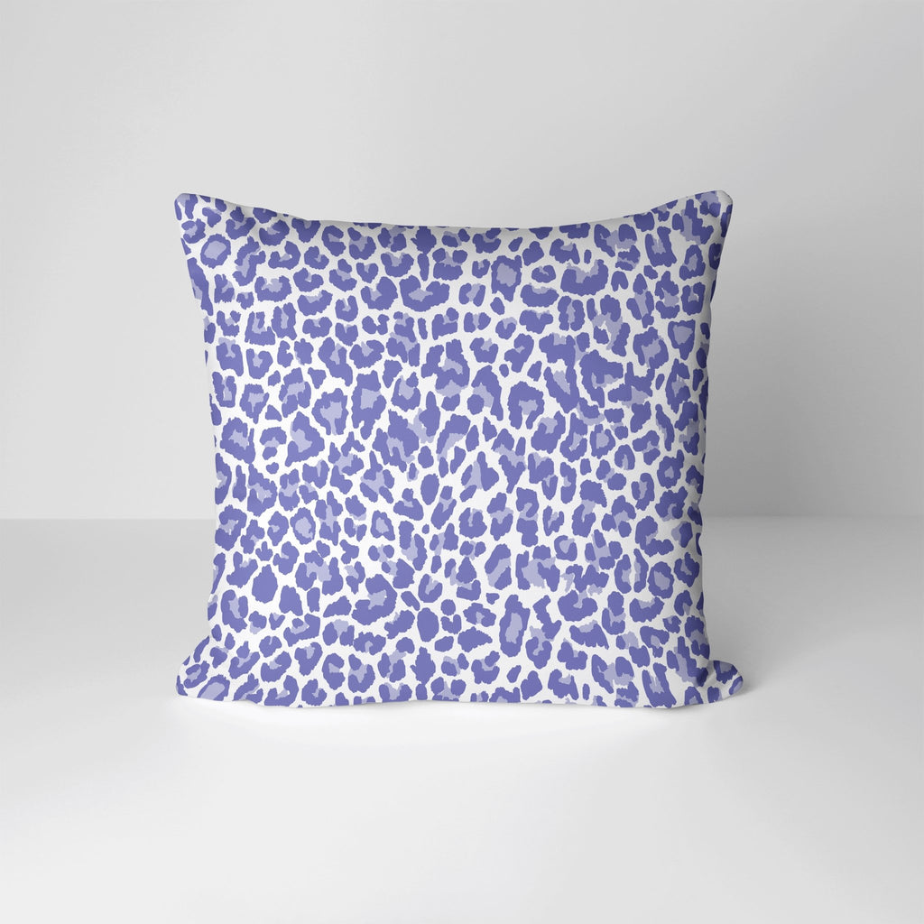 Leopard Print Pillow Cover in Very Peri - Melissa Colson