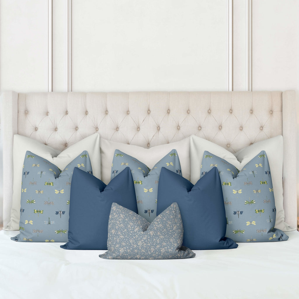 Light Up Pillow Cover in Wistful Blue - Melissa Colson