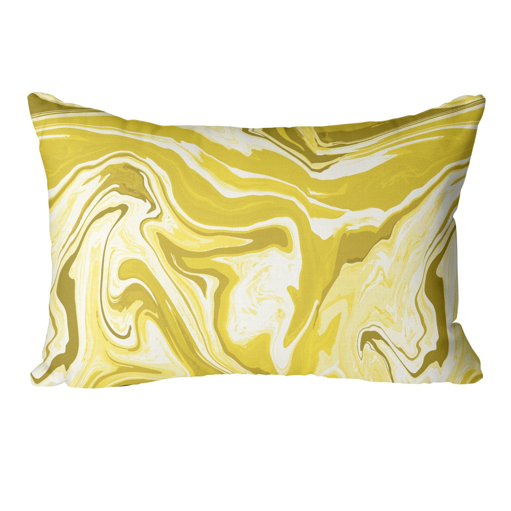 Marble Pillow Cover in Illuminating - Melissa Colson
