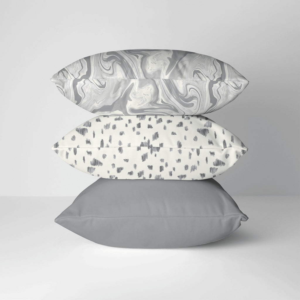 Marble Pillow Cover in Ultimate Gray - Melissa Colson
