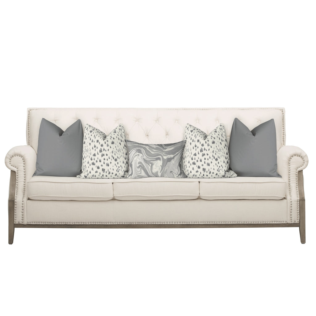 Marble Pillow Cover in Ultimate Gray - Melissa Colson