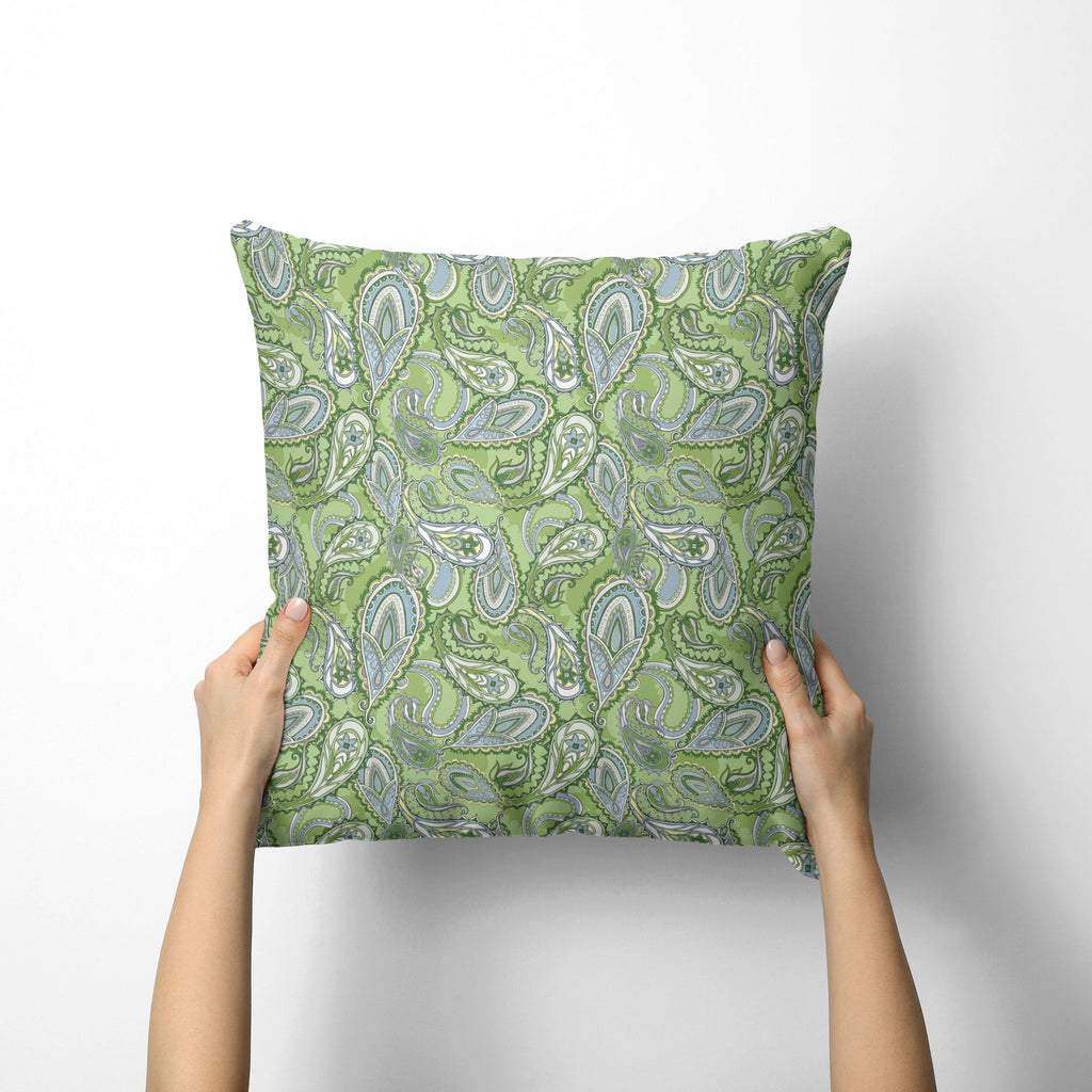 Marlee Queen Bed Pillow Cover Set in Wistful Green - Melissa Colson