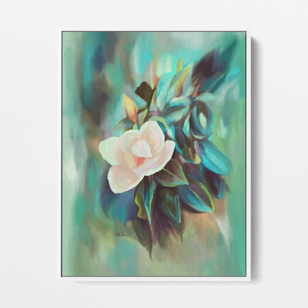Morning Magnolia II Stretched Canvas Art Print - Melissa Colson