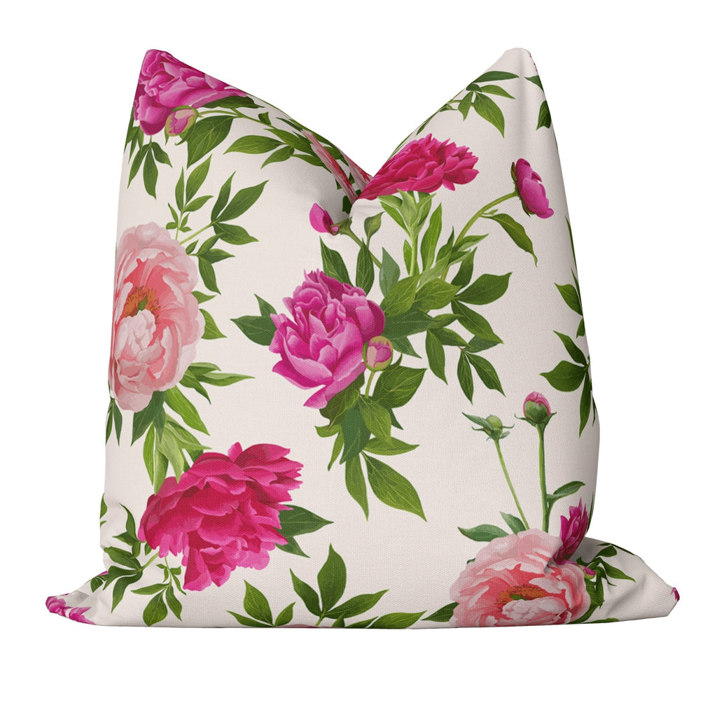 Paeonia Pillow Cover in Blush - Melissa Colson