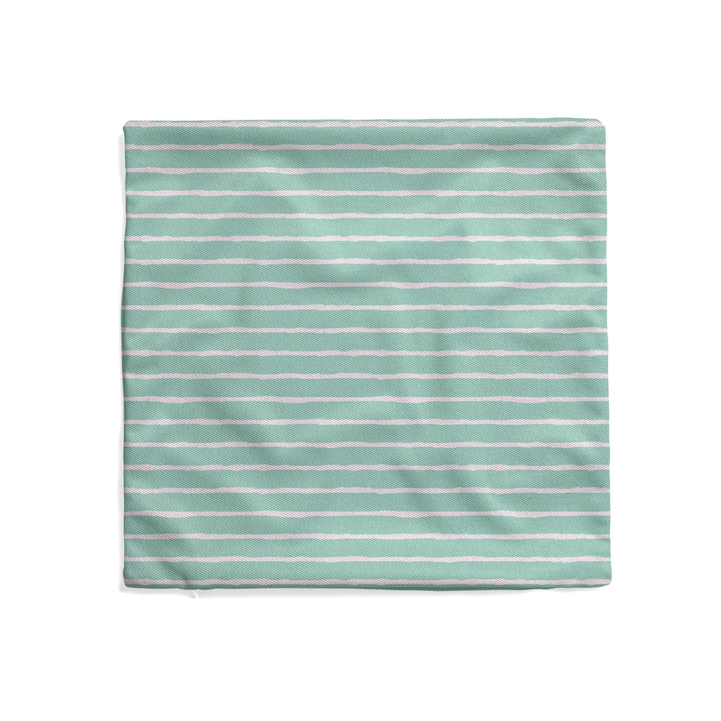 Purely Possible Pillow Cover in Happy Aqua - Melissa Colson