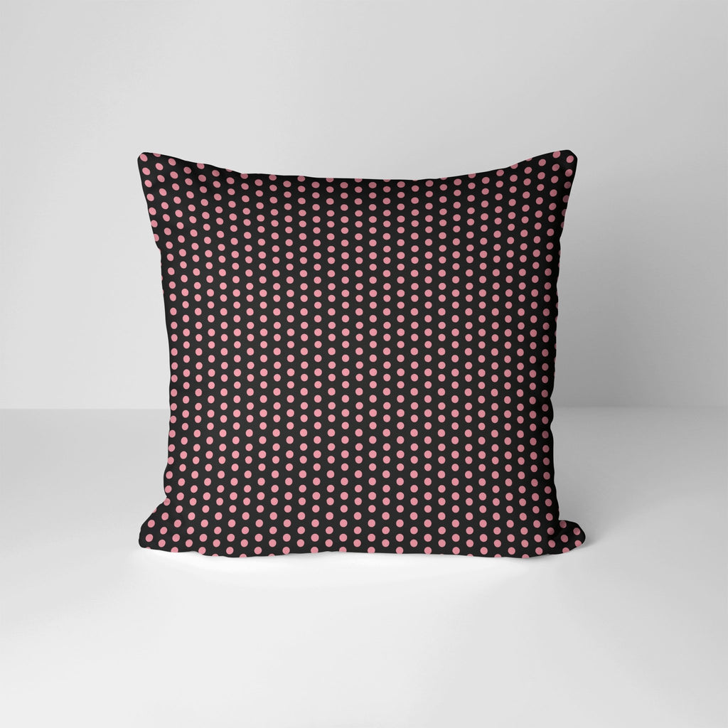 Splendid Dots Pillow Cover in Black - Melissa Colson