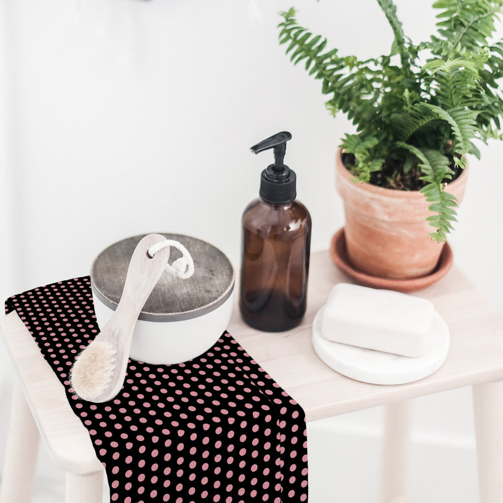 Splendid Dots Tea Towel in Black - Melissa Colson