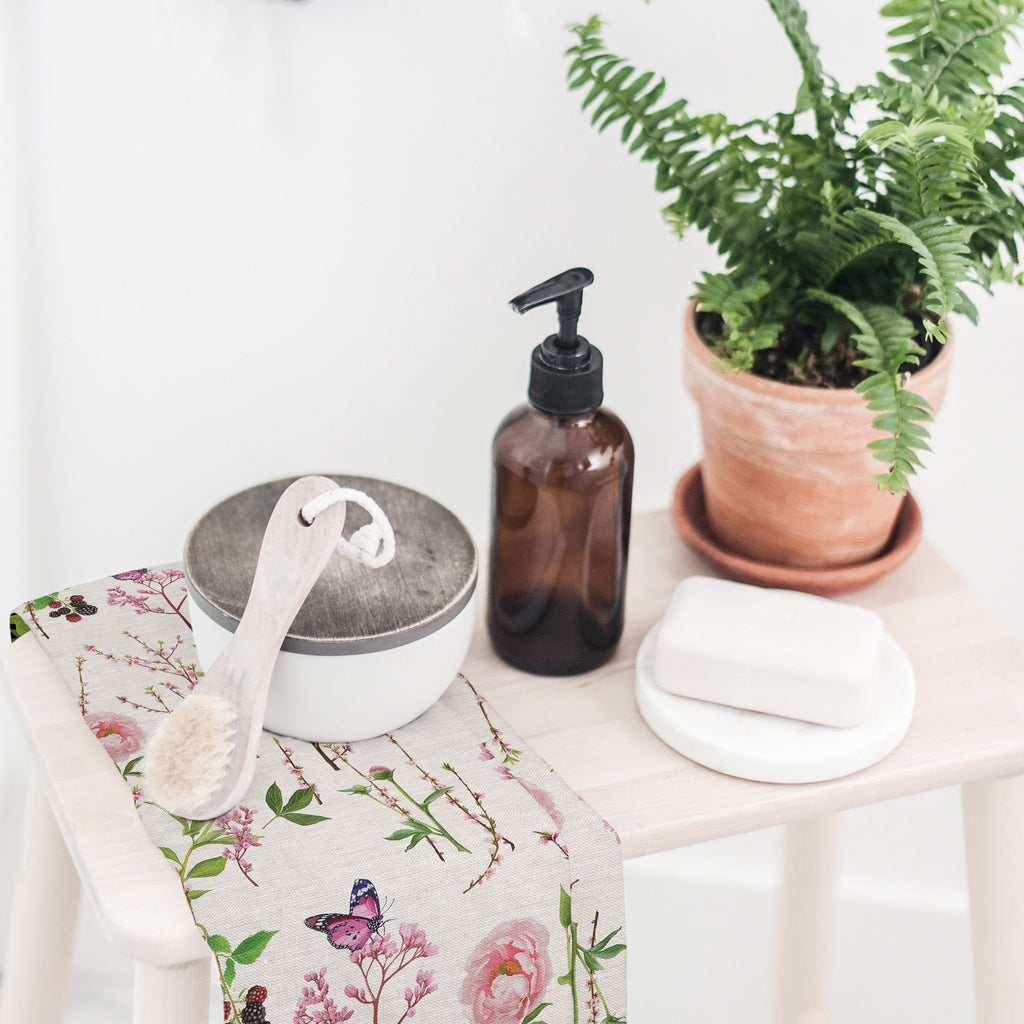 Splendid Garden Tea Towel in Blush - Melissa Colson