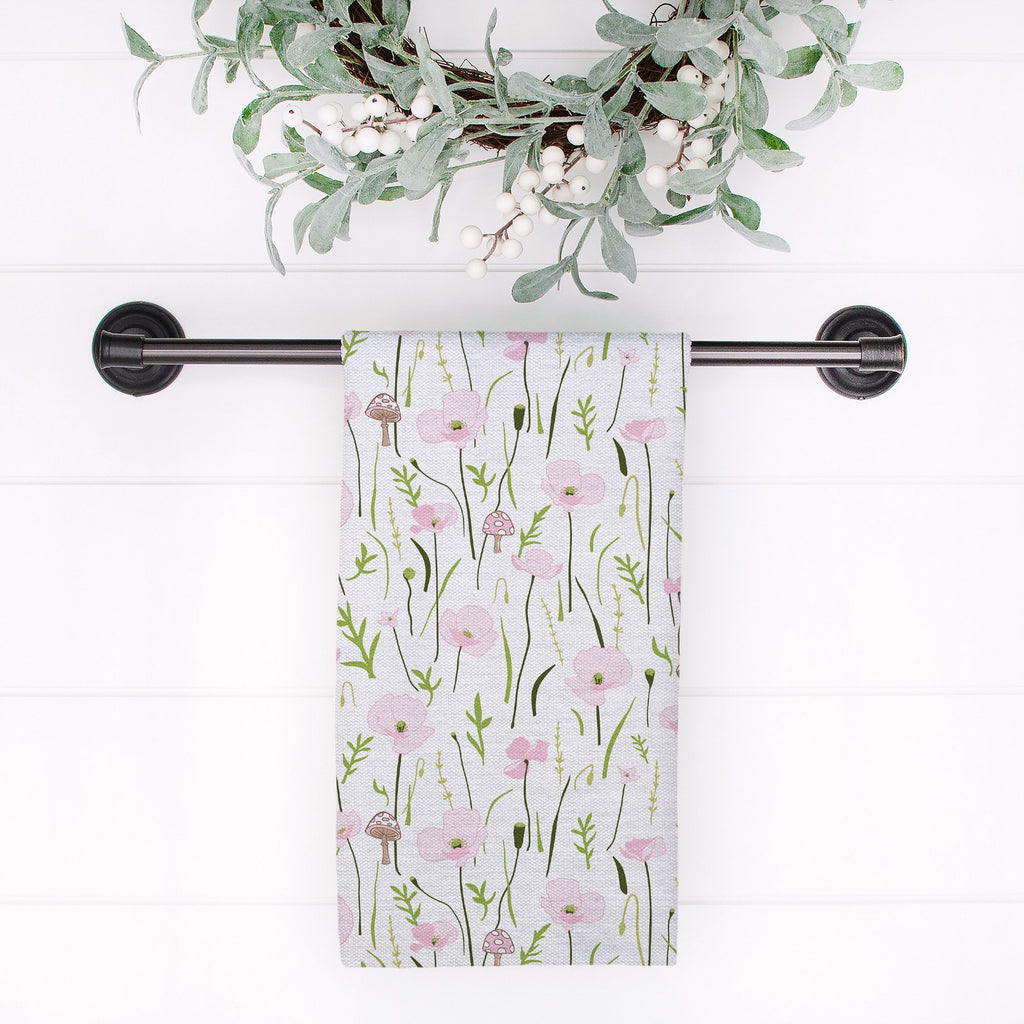 Wonder Floral Tea Towel in Cloud White - Melissa Colson