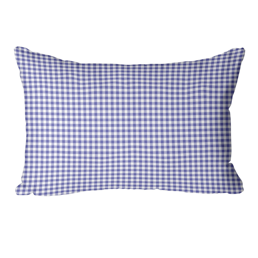Woodland Check Pillow Cover in Very Peri - Melissa Colson